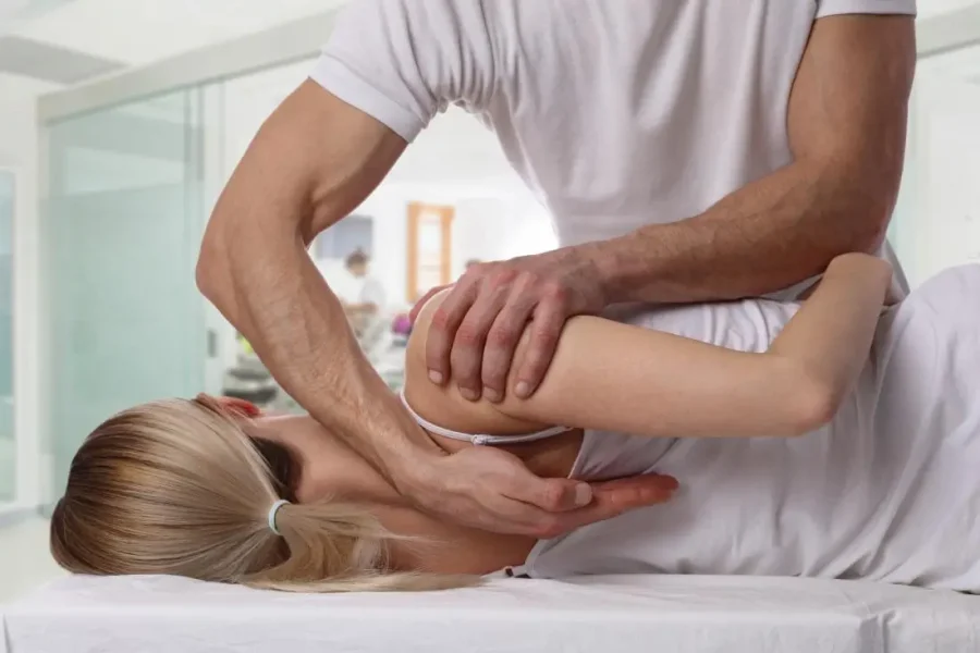 Chiropractic Treatment Patient